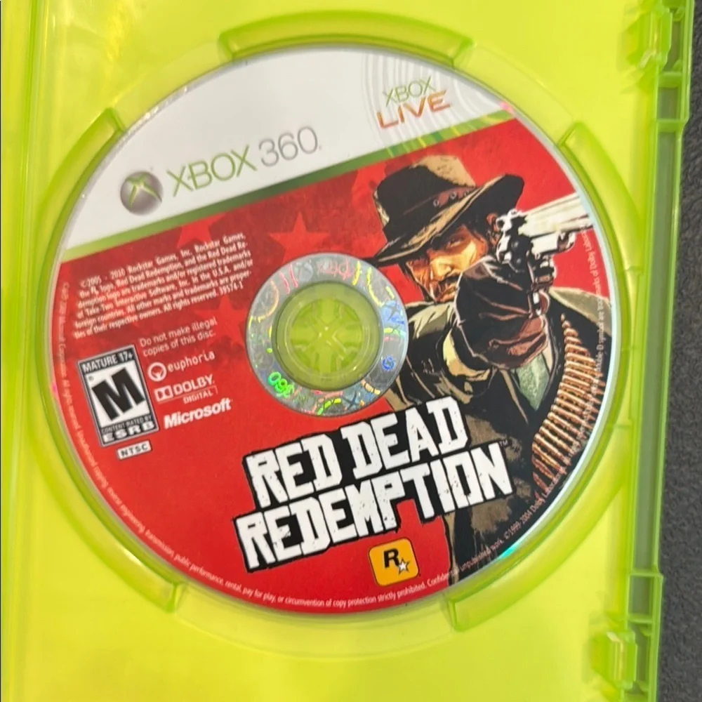 Xbox 360 Video Game Adventure Red Dead Redemption